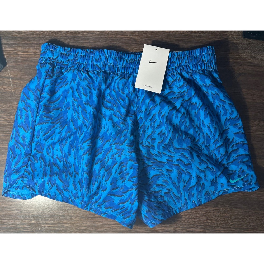 Nike Girls Size XL - One Woven High Rise Printed Shorts With Liner New With Tags